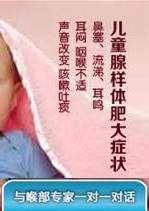 腺样体肥大的症状